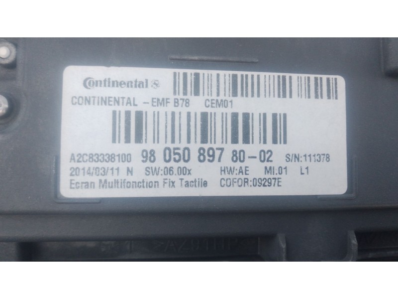Recambio de sistema navegacion gps para citroën c4 picasso attraction referencia OEM IAM   
