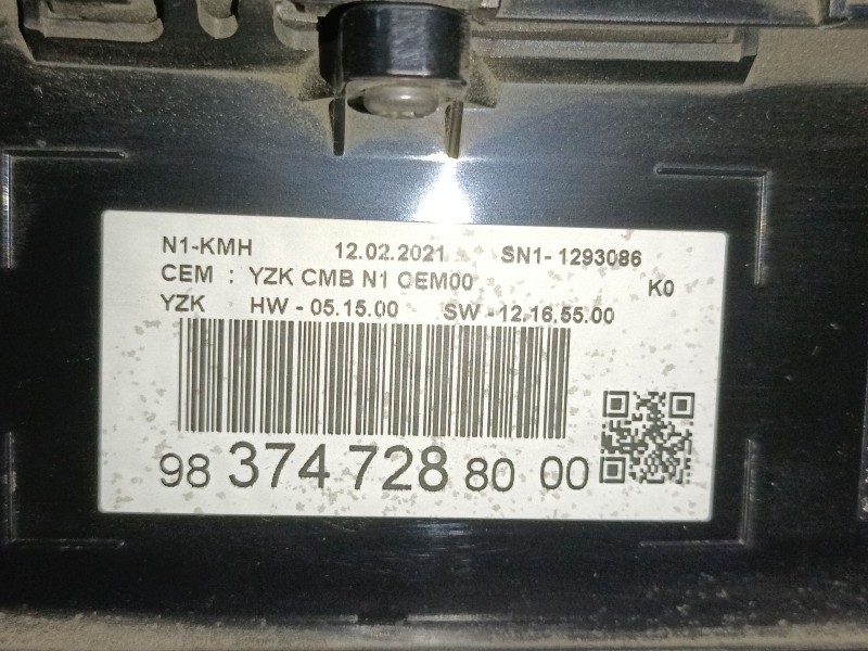 Recambio de cuadro instrumentos para opel vivaro c furgoneta (k0) 2.0 referencia OEM IAM   