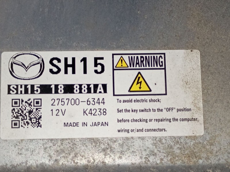 Recambio de centralita motor uce para mazda 6 sedán (gj, gl) 2.2 d (gj2fp) referencia OEM IAM SH1518881A 2757006344 