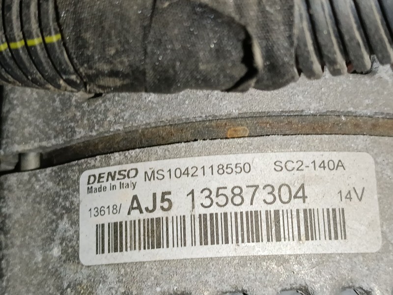 Recambio de alternador para opel insignia b grand sport (z18) 1.6 cdti (68) referencia OEM IAM 13587304  