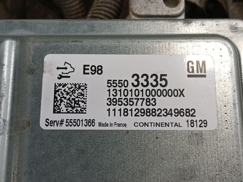 Recambio de centralita motor uce para opel insignia b grand sport (z18) 1.6 cdti (68) referencia OEM IAM   
