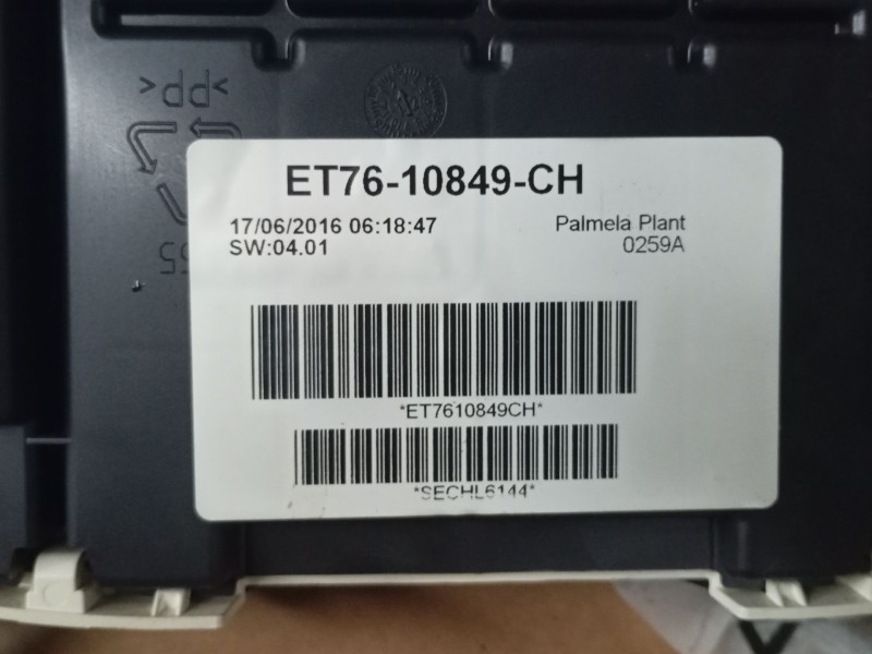 Recambio de cuadro instrumentos para ford transit courier b460 furgón/monospace 1.5 tdci referencia OEM IAM ET7610849CH  