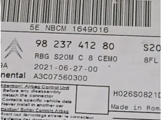 Recambio de centralita airbag para opel vivaro c furgoneta (k0) 1.5 referencia OEM IAM    2