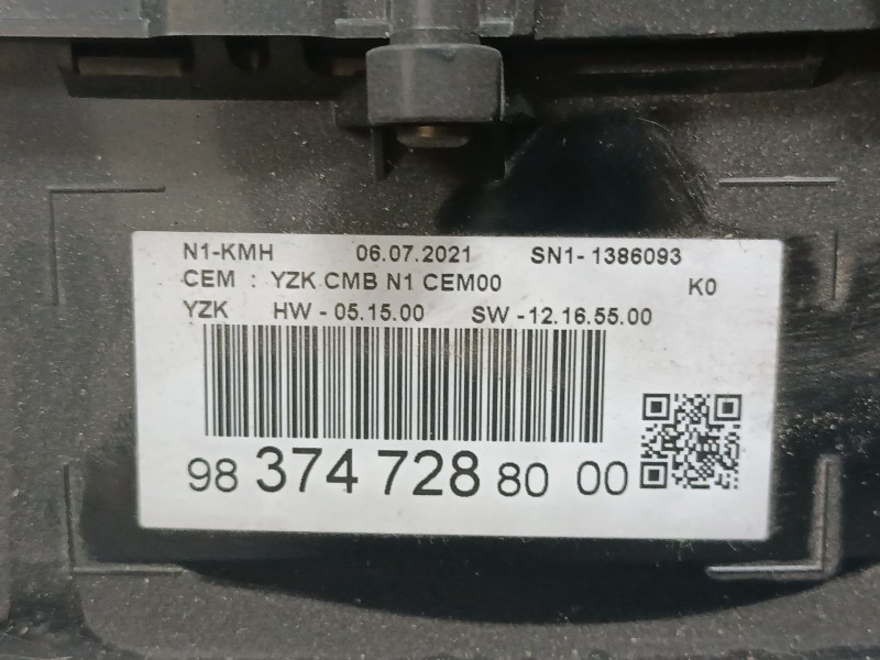 Recambio de cuadro instrumentos para opel vivaro c furgoneta (k0) 1.5 referencia OEM IAM 983747288000  