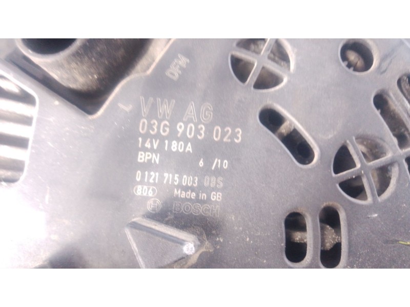 Recambio de alternador para volkswagen passat berlina (3c2) 2.0 tdi referencia OEM IAM   