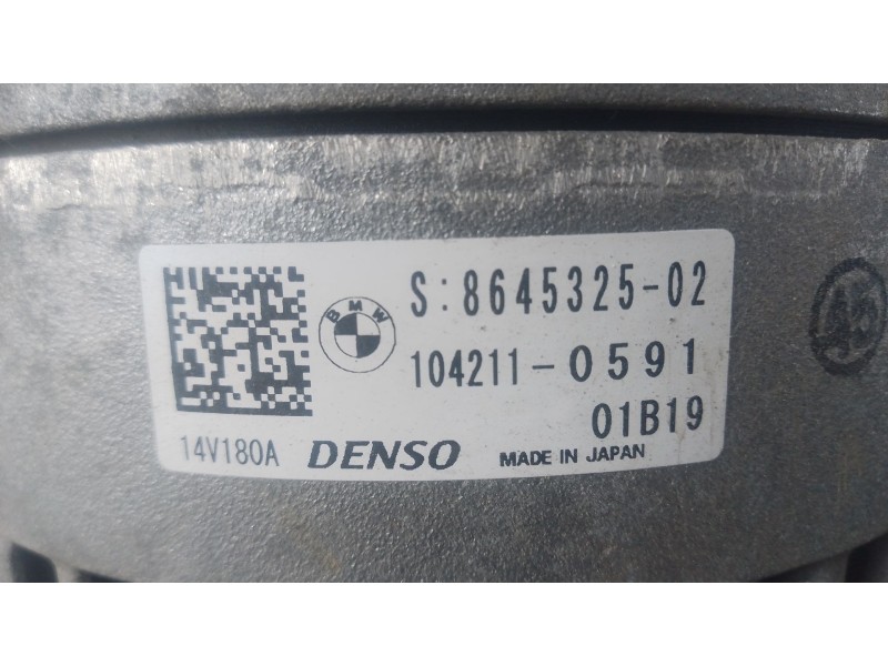 Recambio de alternador para bmw 3 (f30, f80) 318 i referencia OEM IAM   