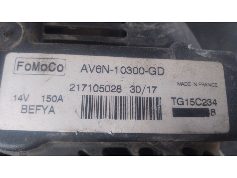 Recambio de alternador para ford kuga ii (dm2) 1.5 tdci referencia OEM IAM   