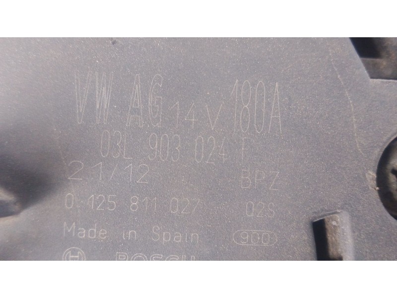 Recambio de alternador para volkswagen passat b7 (362) 2.0 tdi referencia OEM IAM   
