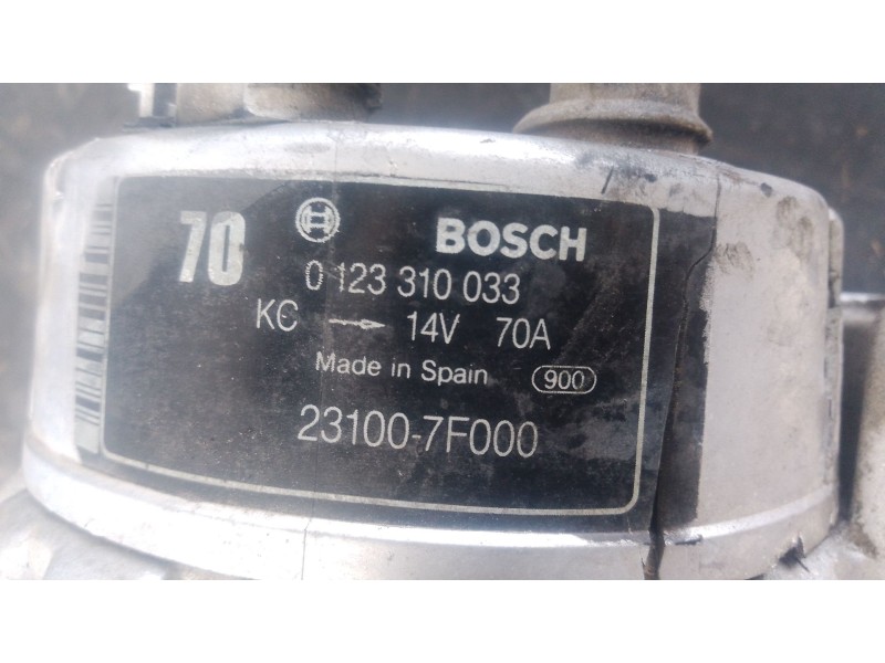 Recambio de alternador para ford maverick (uds, uns) 2.7 td referencia OEM IAM 231007F000 0123310033 