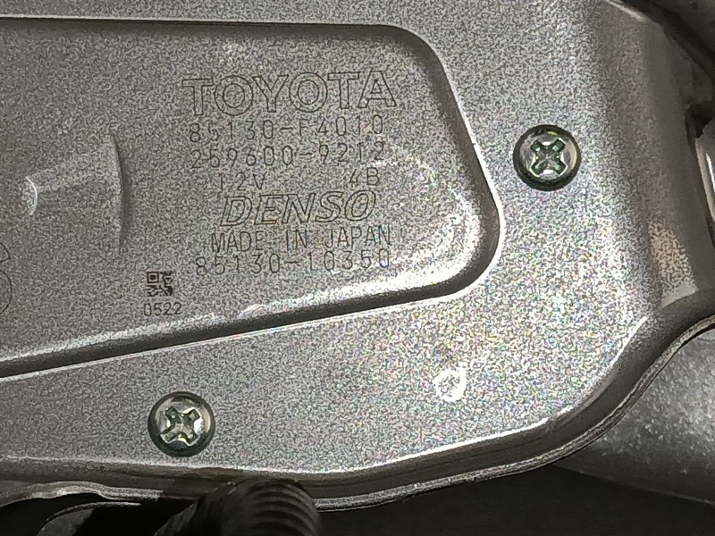 Recambio de motor limpia trasero para toyota c-hr (_x1_) 1.8 hybrid (zyx10_, zyx11_) referencia OEM IAM 85130F4010 2596009212 