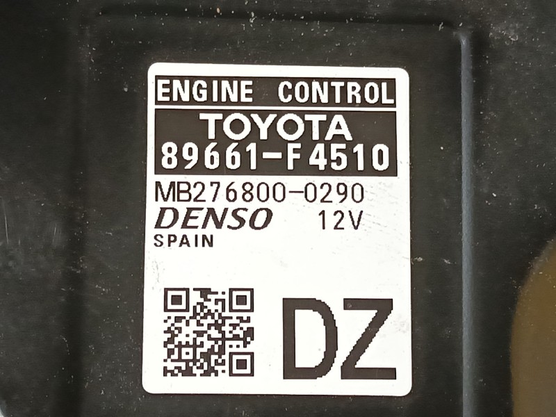 Recambio de centralita motor uce para toyota c-hr (_x1_) 1.8 hybrid (zyx10_, zyx11_) referencia OEM IAM 89661F4510 MB2768000290 