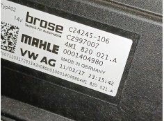 Recambio de ventilador calefaccion para audi a4 b9 (8w2, 8wc) 2.0 tdi referencia OEM IAM 4M1820021A   2