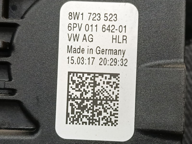 Recambio de pedal acelerador para audi a4 b9 (8w2, 8wc) 2.0 tdi referencia OEM IAM 8W1723523 6PV01164201 