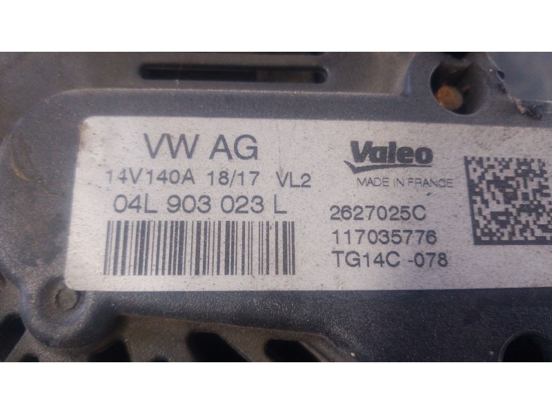 Recambio de alternador para audi q3 (8ub, 8ug) 2.0 tdi referencia OEM IAM   