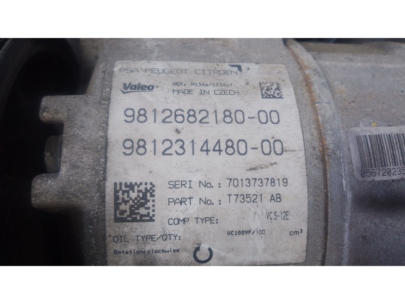 Recambio de compresor aire acondicionado para peugeot 308 ii (lb_, lp_, lw_, lh_, l3_) 1.2 thp 110 referencia OEM IAM   