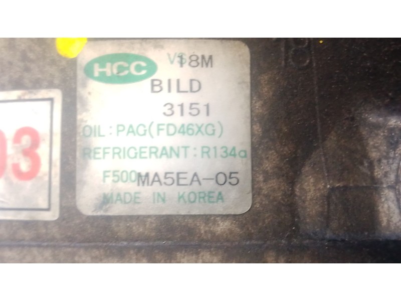 Recambio de compresor aire acondicionado para hyundai santa fé ii (cm) 2.2 crdi gls referencia OEM IAM   