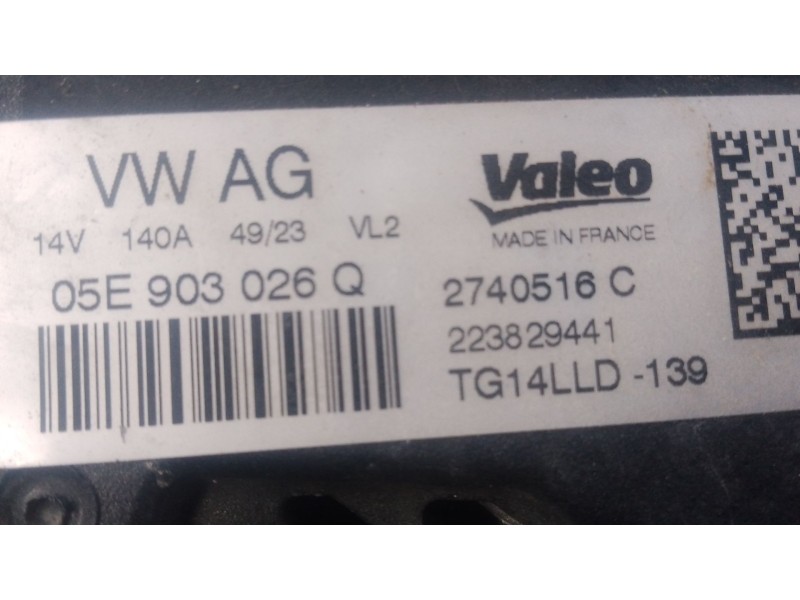 Recambio de alternador para seat arona (kj7, kjp) 1.0 tsi referencia OEM IAM   