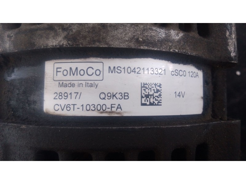 Recambio de alternador para ford tourneo courier b460 monospace 1.0 ecoboost referencia OEM IAM   
