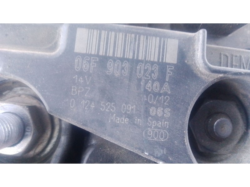 Recambio de alternador para seat toledo iv (kg3) 1.6 tdi referencia OEM IAM   