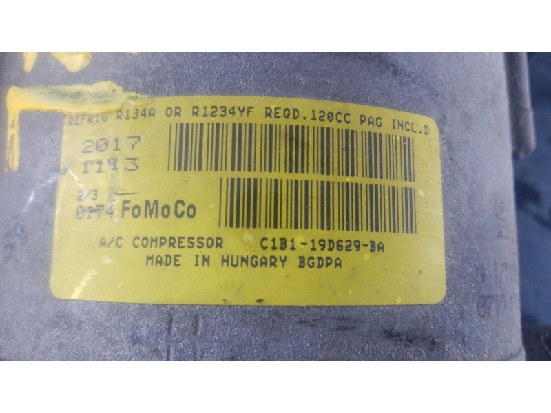 Recambio de compresor aire acondicionado para ford tourneo courier b460 monospace 1.0 ecoboost referencia OEM IAM   