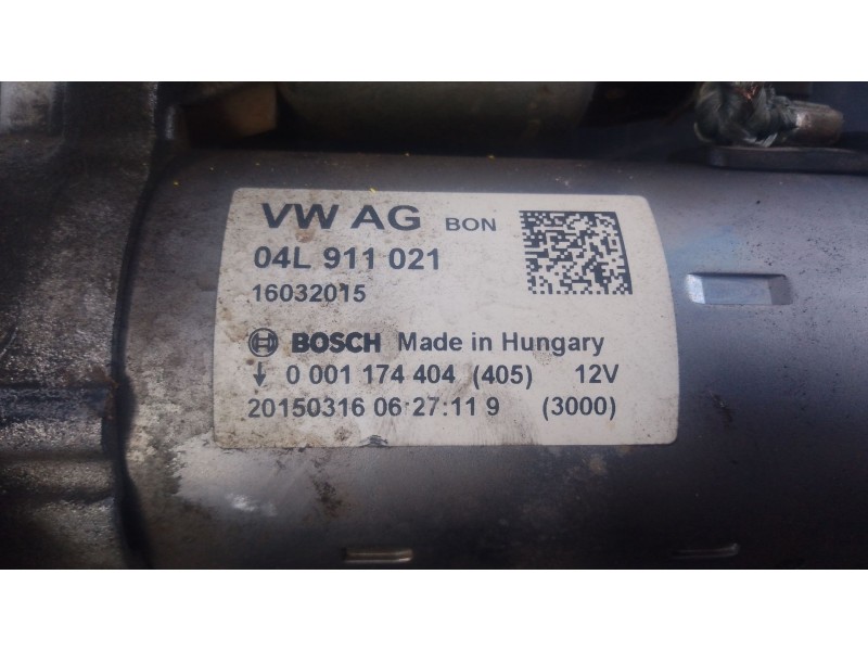 Recambio de motor arranque para audi q5 (8rb) 2.0 tdi quattro referencia OEM IAM   