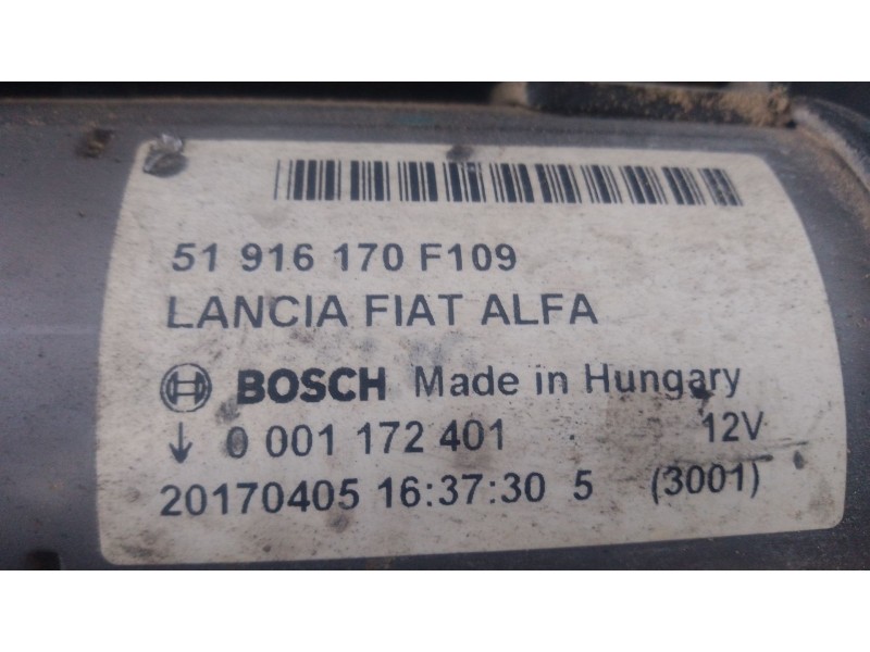 Recambio de motor arranque para fiat tipo hatchback (356_, 357_) 1.3 d (356hxh1a) referencia OEM IAM 51916170F109 0001172401 