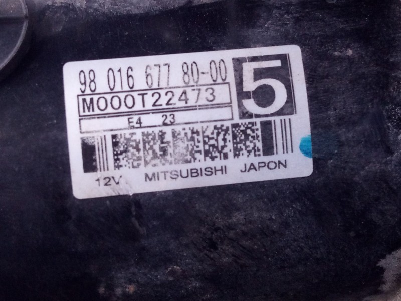 Recambio de motor arranque para citroën ds4 cosmo referencia OEM IAM 9801667780 M000T22473 