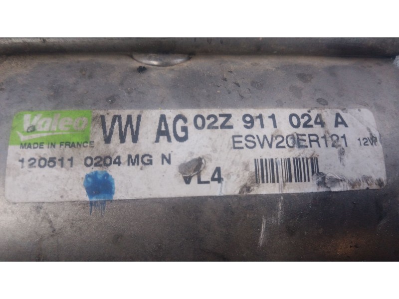 Recambio de motor arranque para seat altea (5p1) 1.6 tdi referencia OEM IAM   