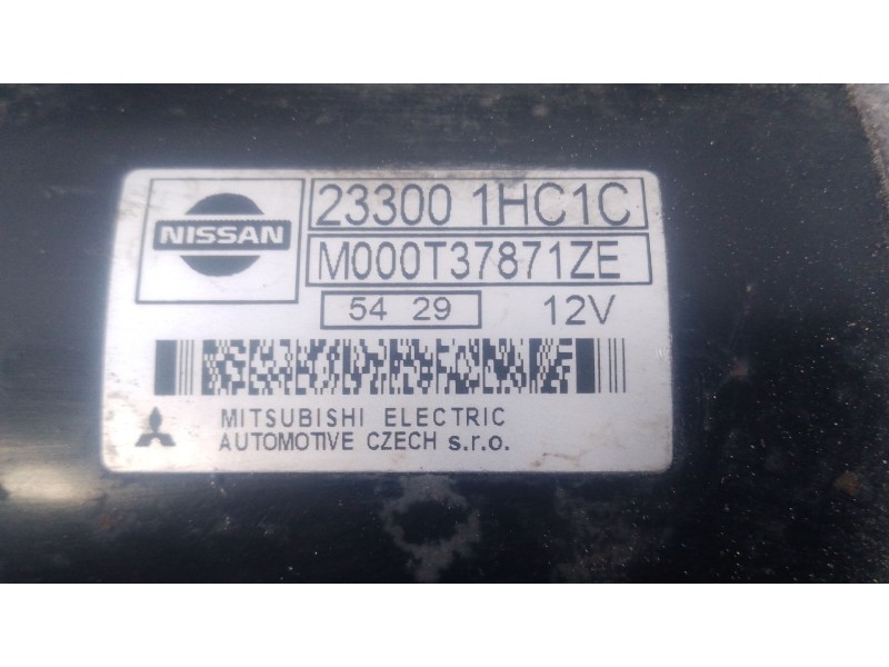 Recambio de motor arranque para nissan note (e12) 1.2 referencia OEM IAM   