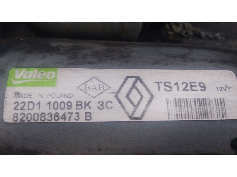 Recambio de motor arranque para dacia duster (hs_) 1.5 dci (hsmc) referencia OEM IAM   