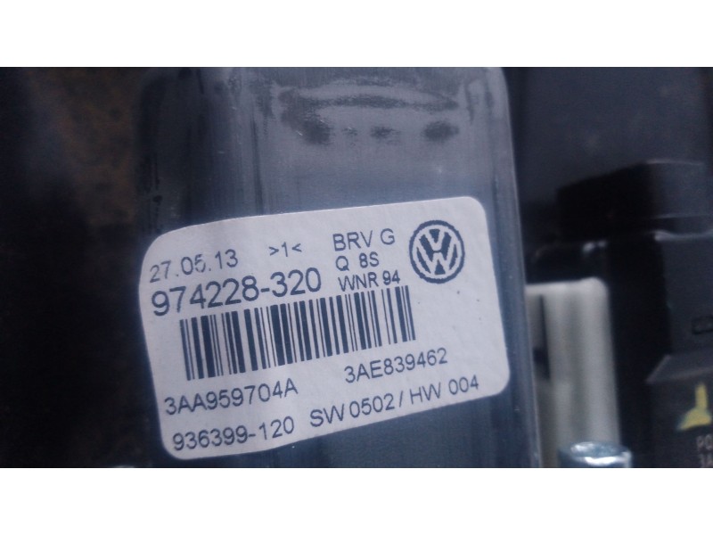 Recambio de elevalunas trasero derecho para volkswagen passat b7 (362) 2.0 tdi referencia OEM IAM   