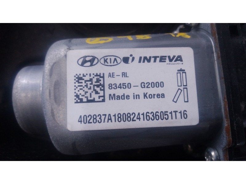 Recambio de elevalunas trasero izquierdo para hyundai ioniq hybrid referencia OEM IAM   