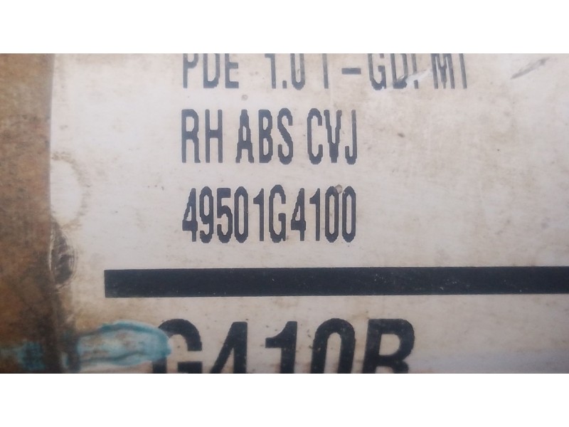 Recambio de transmision delantera derecha para hyundai i30 (pde, pd, pden) 1.0 t-gdi referencia OEM IAM 49501G4100  