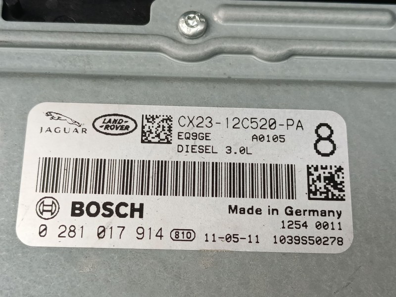 Recambio de centralita motor uce para land rover range rover sport i (l320) 3.0 d 4x4 referencia OEM IAM   