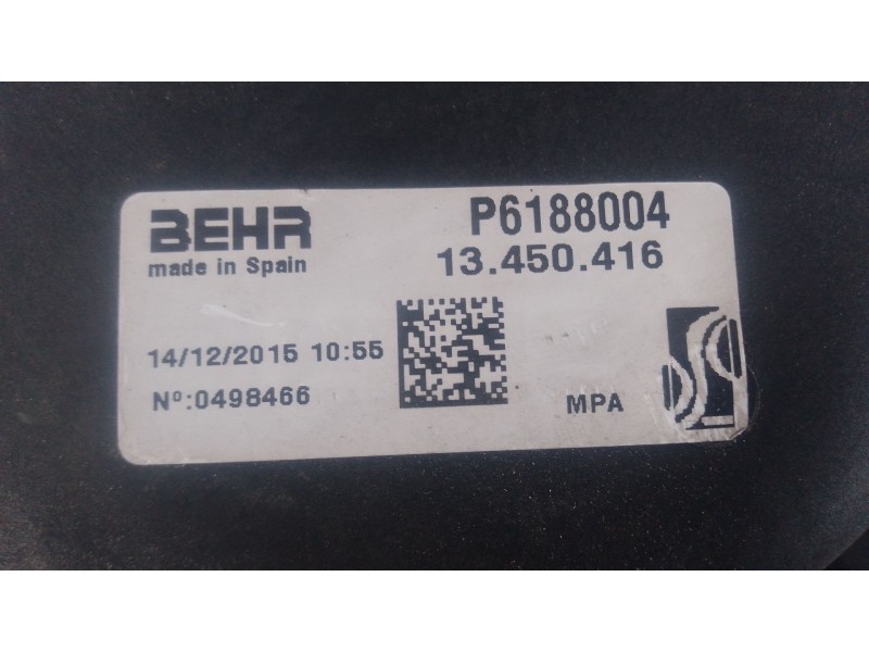 Recambio de electroventilador para opel corsa e selective referencia OEM IAM   