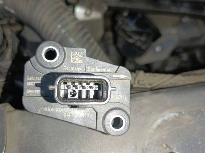 Recambio de caudalimetro para nissan qashqai ii (j11, j11_) 1.6 dci referencia OEM IAM 93450753 5WK98504 