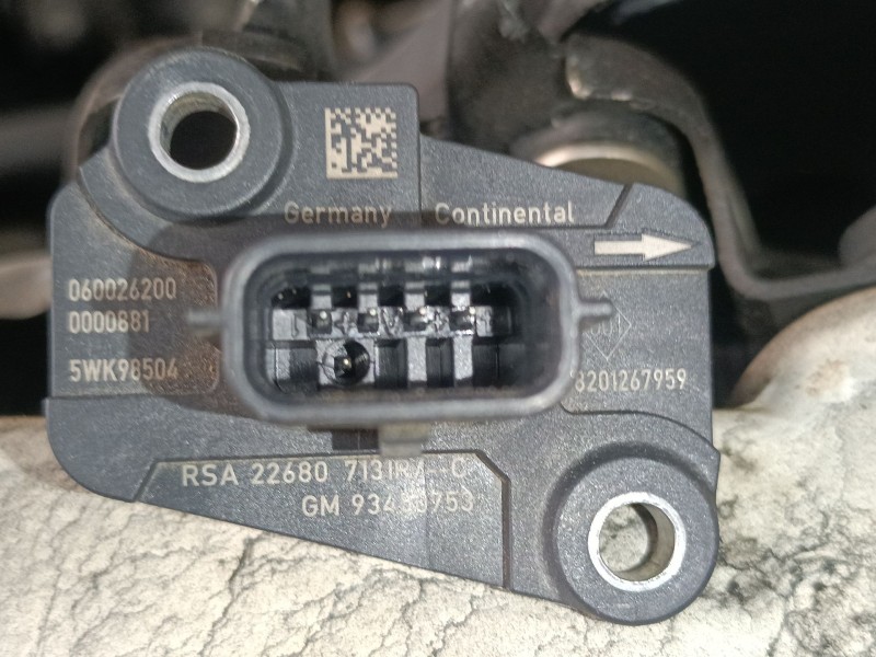 Recambio de caudalimetro para nissan qashqai ii (j11, j11_) 1.5 dci referencia OEM IAM   