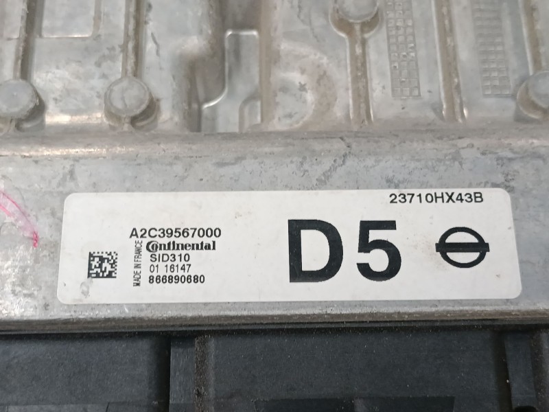 Recambio de centralita motor uce para nissan qashqai ii (j11, j11_) 1.5 dci referencia OEM IAM   