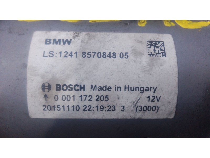 Recambio de motor arranque para bmw x1 (f48) xdrive 20 d referencia OEM IAM 1241857084805 0001172205 