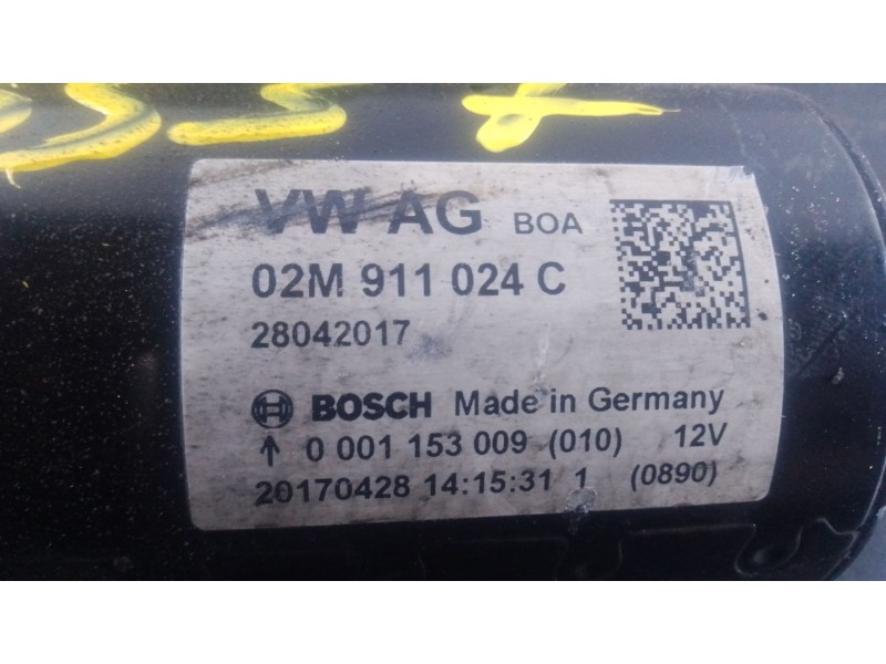 Recambio de motor arranque para audi q3 (8ub, 8ug) 2.0 tdi referencia OEM IAM   