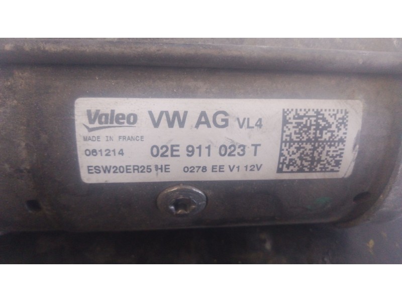 Recambio de motor arranque para audi a3 sedán(8vs) ambition referencia OEM IAM 02E911023T  P3-A7-14-2