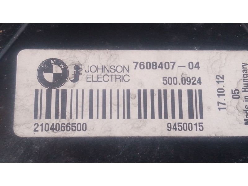 Recambio de electroventilador para bmw 3 (f30, f80) 318 d referencia OEM IAM   