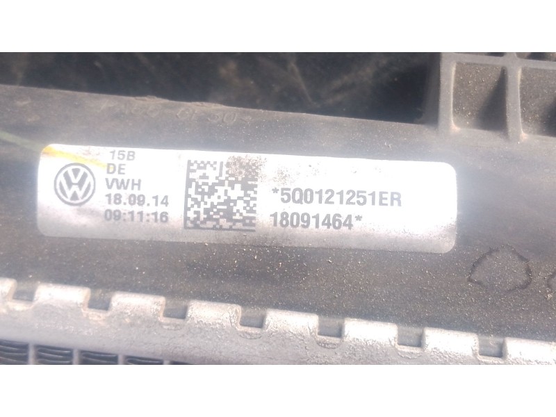 Recambio de radiador agua para skoda octavia iii (5e3, nl3, nr3) 2.0 tdi referencia OEM IAM   