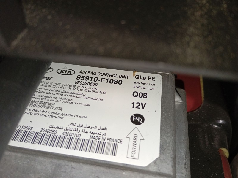 Recambio de kit airbag para kia sportage iv (ql, qle) 1.6 crdi referencia OEM IAM 95910F1080  