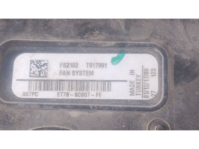 Recambio de electroventilador para ford tourneo courier b460 monospace 1.0 ecoboost referencia OEM IAM   