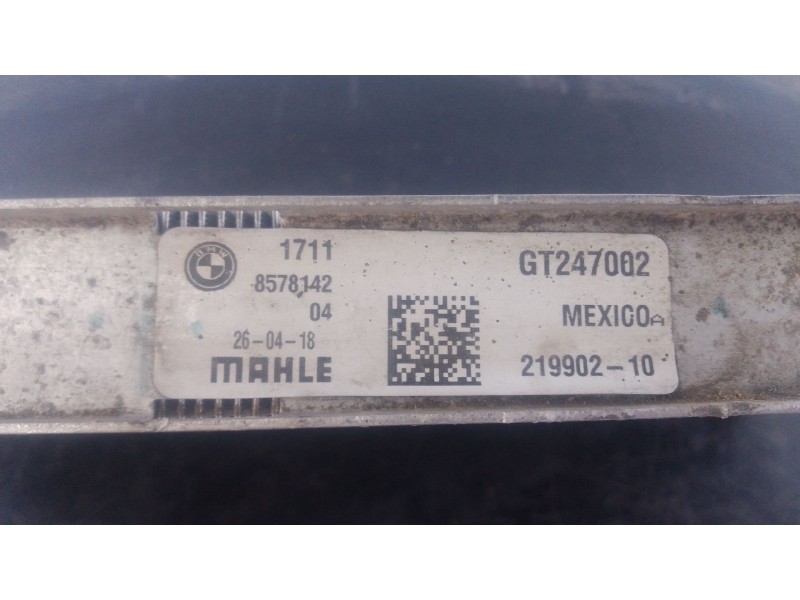 Recambio de radiador agua para bmw x4 (g02, f98) xdrive 20 d referencia OEM IAM   
