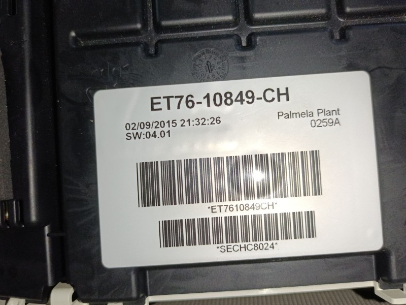 Recambio de cuadro instrumentos para ford tourneo courier b460 monospace 1.5 tdci referencia OEM IAM ET7610849CH  