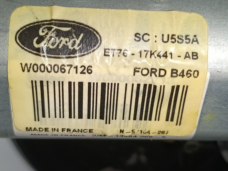 Recambio de motor limpia trasero para ford tourneo courier b460 monospace 1.5 tdci referencia OEM IAM ET7617K441AB  