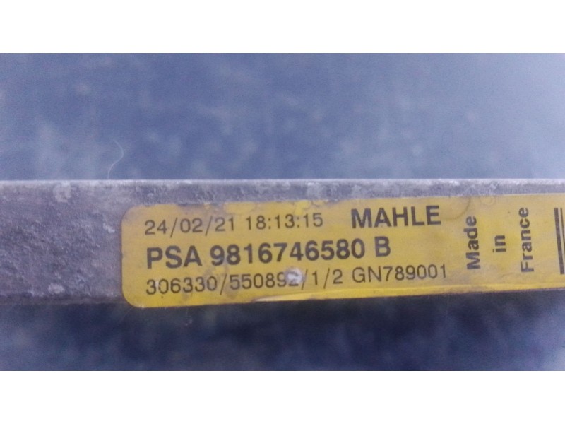 Recambio de condensador / radiador aire acondicionado para opel vivaro c furgoneta (k0) 2.0 referencia OEM IAM   