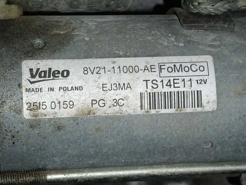 Recambio de motor arranque para ford tourneo courier b460 monospace 1.5 tdci referencia OEM IAM 8V21-11000-AEFoMoCo  